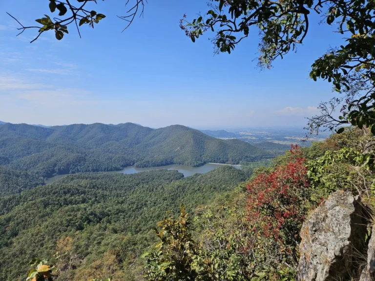 Doi Nang Mo Summit Hike 7.9km Volcano Crater Trail Near Chiang Mai
